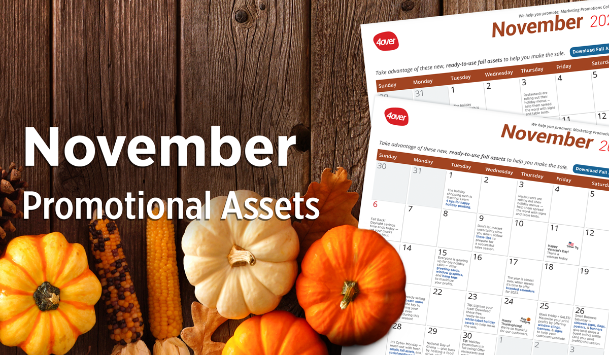 November Promotional Assets